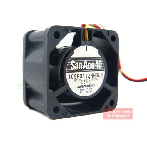 FOR SANYO DENKI SAN ACE waterproof 109P0412NH3L4 12V 0.195A - 封面