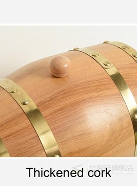 Wood Wine Barrel Beverage Beer Turnover Bucket Large Capacit