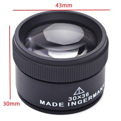 4pc Monocular Magnifying Glass 5X 10X 15X 20X Portable Loupe