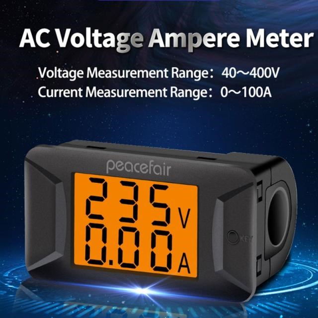 Ammeter Voltmeter AC 40-400V 0-100A Single Phase Voltage Cur