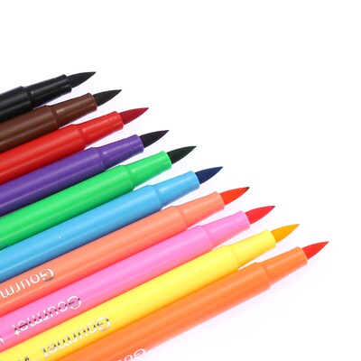 1pc 10 color Edible Pigment Pen Brush Food Coloring Pen For