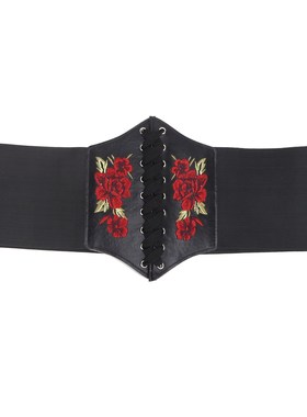 Tied Waspie Belt Lace-up Cinch Belt Durable for Garadution f