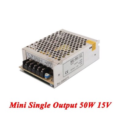 MS-50-15 Mini switching power supply 50W 15V 3A,Single Outpu