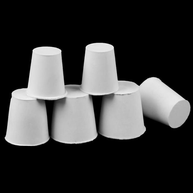 2 pcs/lot silicone rubber plug stopper with hole airlock bub