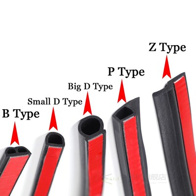 3 Meters DIY Car Door Seal Strip Stickers Anti-Dust Soundpro