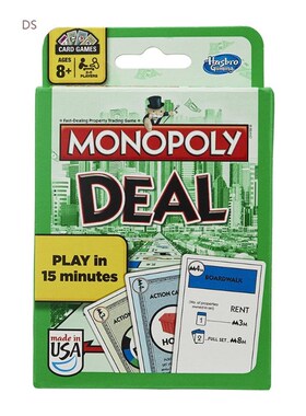 Monopoly Deal Card  Family Party  Toy Fun Poker Educational