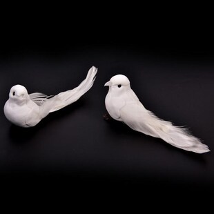 approx. 12*5*5 CM Adorable Decorative Doves Artificial Foam