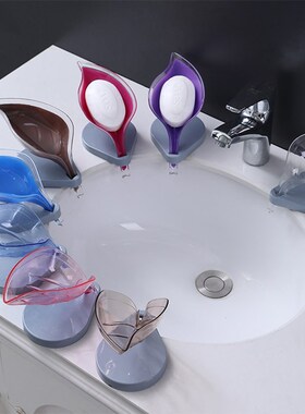 Leafology Decorative Drainage Soap Holder Dish Storage Plate