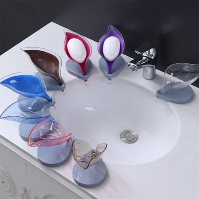 Leafology Decorative Drainage Soap Holder Dish Storage Plate