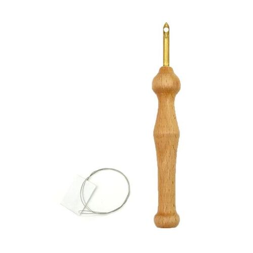 Durable Knitting Embroidery Pen Punch Needle Threader Set DI