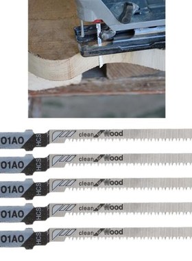 T101AO HCS T-Shank Jigsaw Blades Curve Cutting Tool Kits 适
