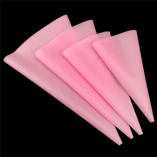 4Pcs/1Pcs Silicone TPU Cream Pastry Bag for Russian Nozzle T