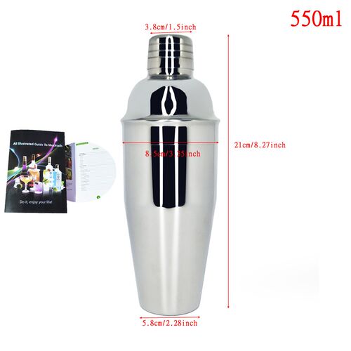 Professional Cocktail Shakers Bartender Kit Stainless Steel