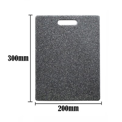 1pc Marble Appearance Style Plastic Cutting Board Anti-slip