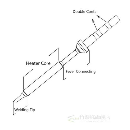 TS100 Electric Soldering Iron Tips TS-BC2 C4 D24 I K KU B2 L