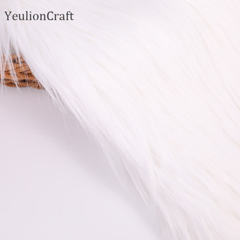 Chzimade Long  Faux Fur Fabric 20x30/40x60cm  Patchwork Sewi