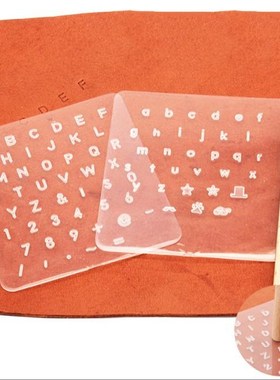 3pcs Leather Craft Tool Capital Lowercase Stamping Set Punch