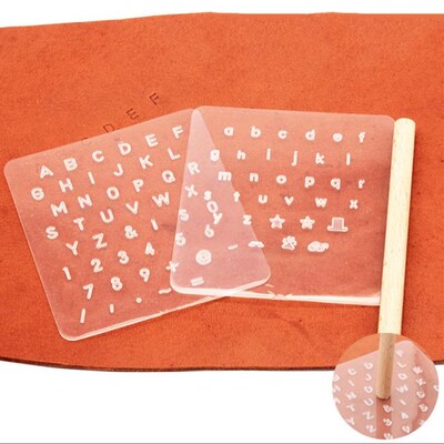 3pcs Leather Craft Tool Capital Lowercase Stamping Set Punch
