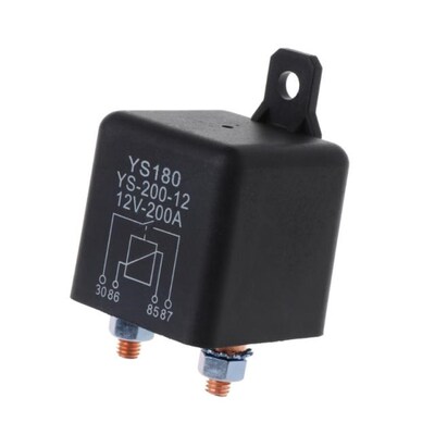 DC 12V 200A Start Relay 4Pin Heavy Duty ON/OFF Switch Split