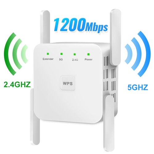 WiFi Repeater WiFi Extender 2.4G 5G Wireless WiFi Booster Wi