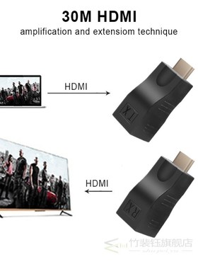 KEBID 4K HDMI 1.4 Extender to RJ45 Over  5e/6 Network LAN