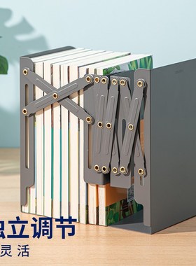 EffEctivE book stand rEtractablE bookEnd folding bookshElf