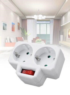 EU Standard Multiple Plug 250V 16A Double Socket Conversion