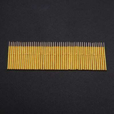 50pcs Gold Plated P75-B1 Spear Spring Loaded Test Probes Pog