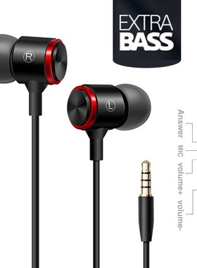 S320 Stereo Bass Headphone In-Ear 3.5MM Wired Earphones Meta