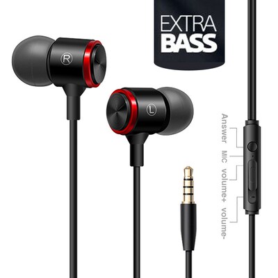 S320 Stereo Bass Headphone In-Ear 3.5MM Wired Earphones Meta