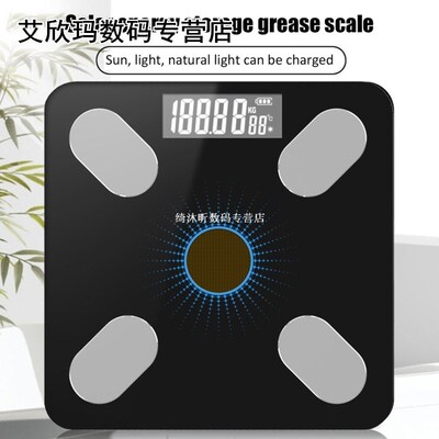 180kg Bathroom Wireless Glass Scales Bmi Body Fat Monitor We