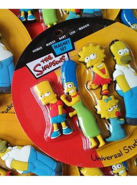 Homer Simpson cartoon creative fridge magnet early education