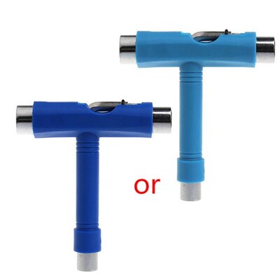 Universal Roller Skate Wrench Skateboard T Shape Tool Multi-