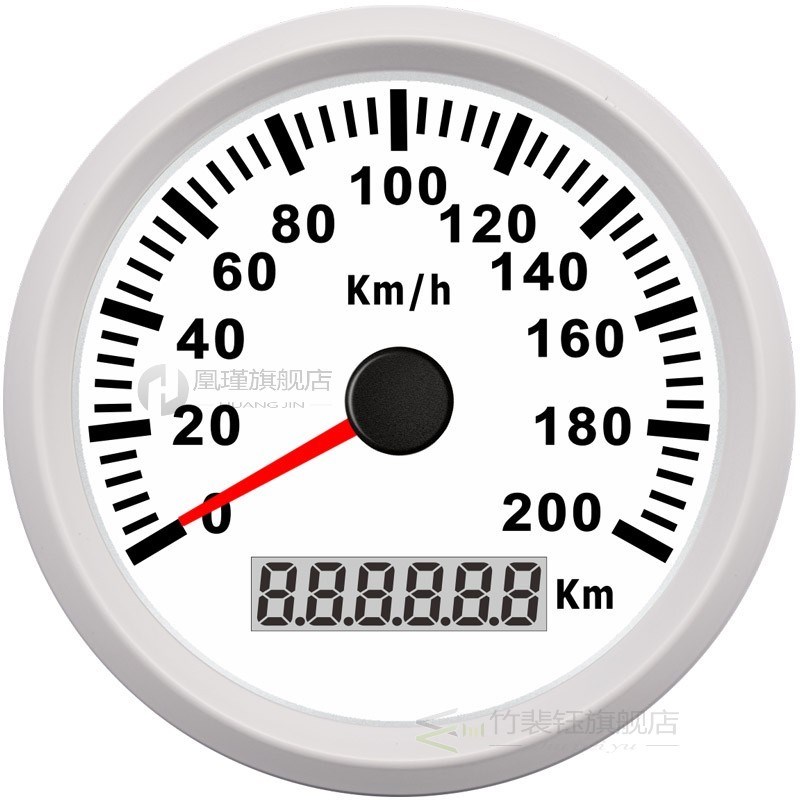 New 85mm GPS Speedometer 200kmh Speed Gauge Odometer ATV TV
