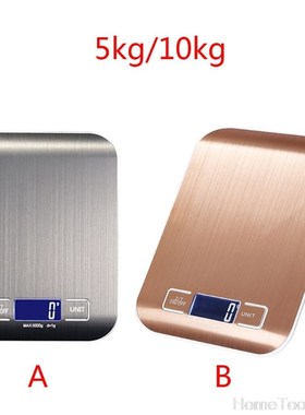 Stainless Steel Kitchen Scale Electronic Weighing 5/10Kg Hou