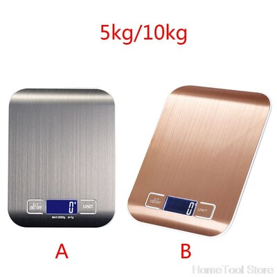 Stainless Steel Kitchen Scale Electronic Weighing 5/10Kg Hou