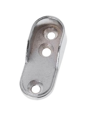 2pcs Wardrobe Clothes Tube Support Closet Rod Pole End Brack