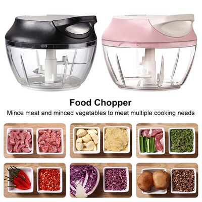 Manual Food Vegetable Chopper Compact Shredder Mincer Easy P