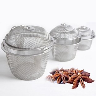 Leaf Ball Steel Seasoning Stainless Filter Locking Loose Tea