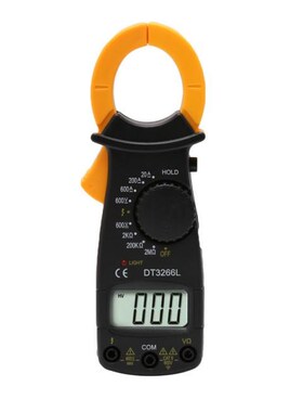 LCD Digital AC/DC Clamp Multimeter Voltage Current Resistanc
