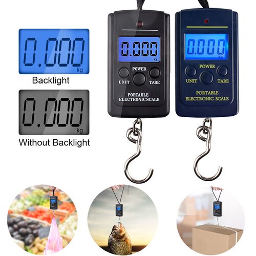 Portable Digital Scale 40 kg mini scale digital fishing lugg