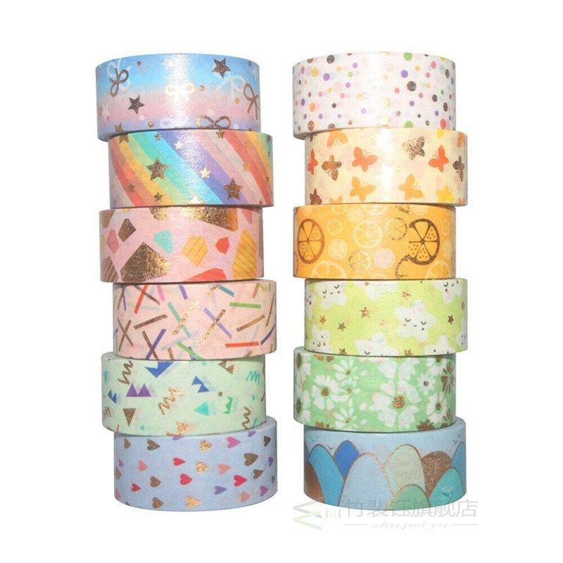 12x japanese washi tape sticker scrapbooking adhesive paper