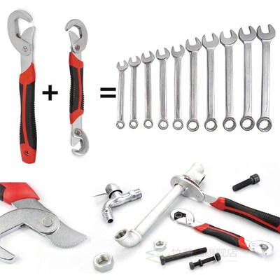 Universal 8 32mm Wrench Set Spanners Hand Tool Set Card Hol