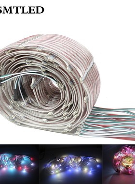 50-500pcs  DC5V WS2812B Pre-soldered on Heatsink 5050 RGB Ad