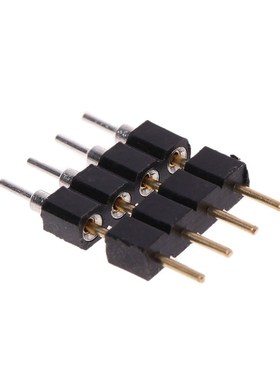 50 Pcs 4PIN Needle RGB LED Strip Connector Qualitied Male an