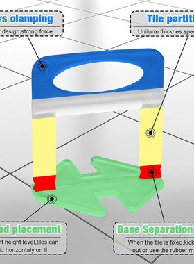 200-1000Pcs Tile Leveling System for Tile Laying 1/1.5/2/2.5