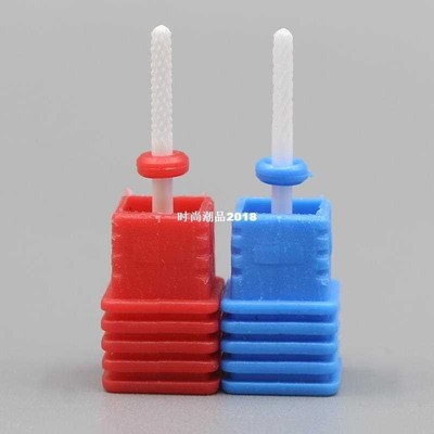 1PCS High Quality Small Barrel Ball Ceramic Nail Drill Bit M