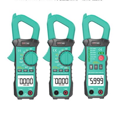 Handheld True RMS Digital Clamp Meter DC AC Current Voltage