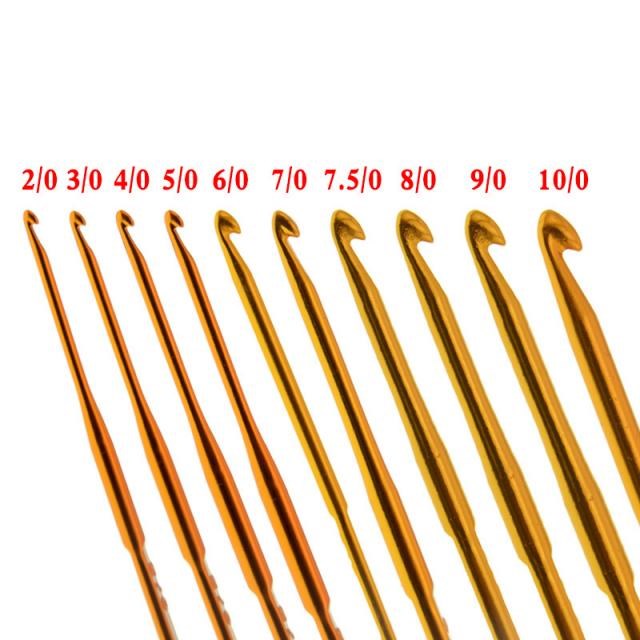 10Pcs Alumina Crochet Hook Set DIY Knitting Needles Home Kni