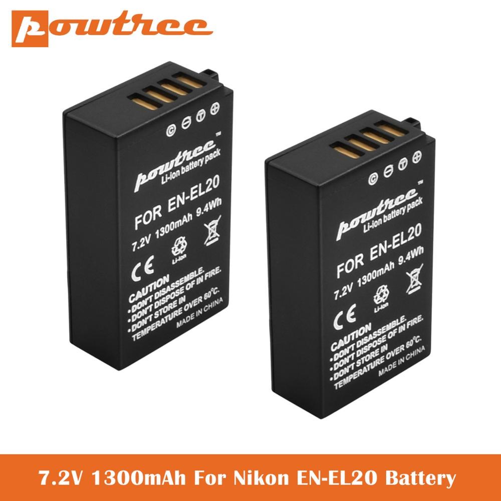 ENEL20 EN-EL20a Batteries for Nikon Coolpix P950 P1000 DL24-
